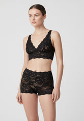 Short Panty in Pizzo Elasticizzato Lacewear - Nero - Black | Oroblù