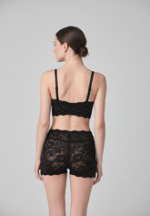 Short Panty in Pizzo Elasticizzato Lacewear - Nero - Black | Oroblù